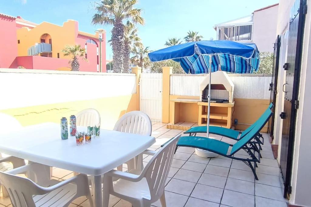 2Min A Pied De La Plage Grande Terrasse Le Barcarès Kültér fotó